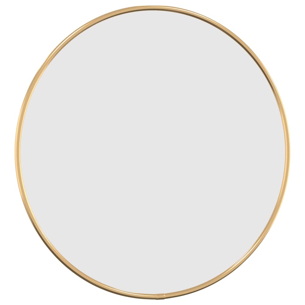 Vidaxl Mirror de pared redondo Ø40 cm de color oro