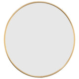 Vidaxl Mirror de pared redondo Ø40 cm de color oro