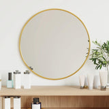 Vidaxl Mirror de pared redondo Ø40 cm de color oro