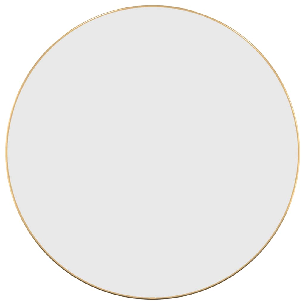 Vidaxl Wall Mirror Round Ø60 cm zlaté barvy