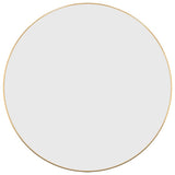 Vidaxl Wall Mirror Round Ø60 cm zlaté barvy