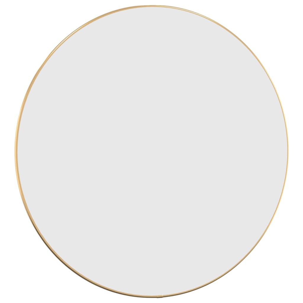 Vidaxl Wall Mirror Round Ø60 cm zlaté barvy