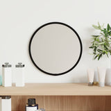 Vidaxl Wall Mirror Round Ø20 cm černá