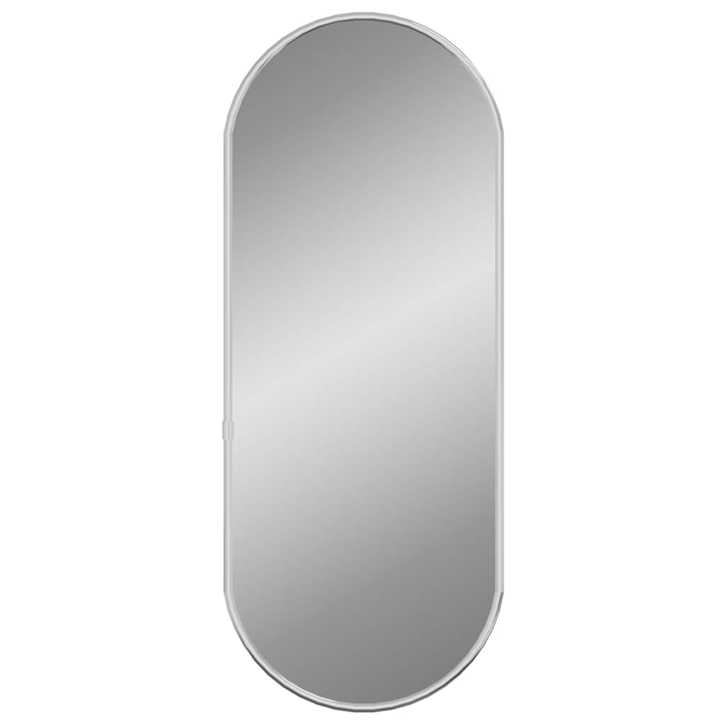 Vidaxl Wall Mirror 50x20 cm owalny srebrny kolor