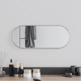 Vidaxl Wall Mirror 50x20 cm owalny srebrny kolor