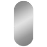 Vidaxl Wall Mirror 70x30 cm Oval silver colored