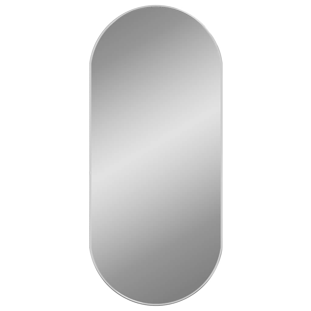 Vidaxl Wall Mirror 100x45 cm oválné stříbrné barvy