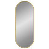 Vidaxl Wall Mirror 50x20 cm owalny złoty kolor