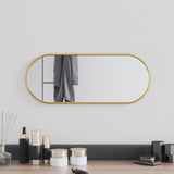 Vidaxl Wall Mirror 50x20 cm owalny złoty kolor