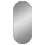 Vidaxl Wall mirror 70x30 cm oval gold colored