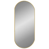 Vidaxl Wall Mirror 80x35 cm oválné zlaté barvy