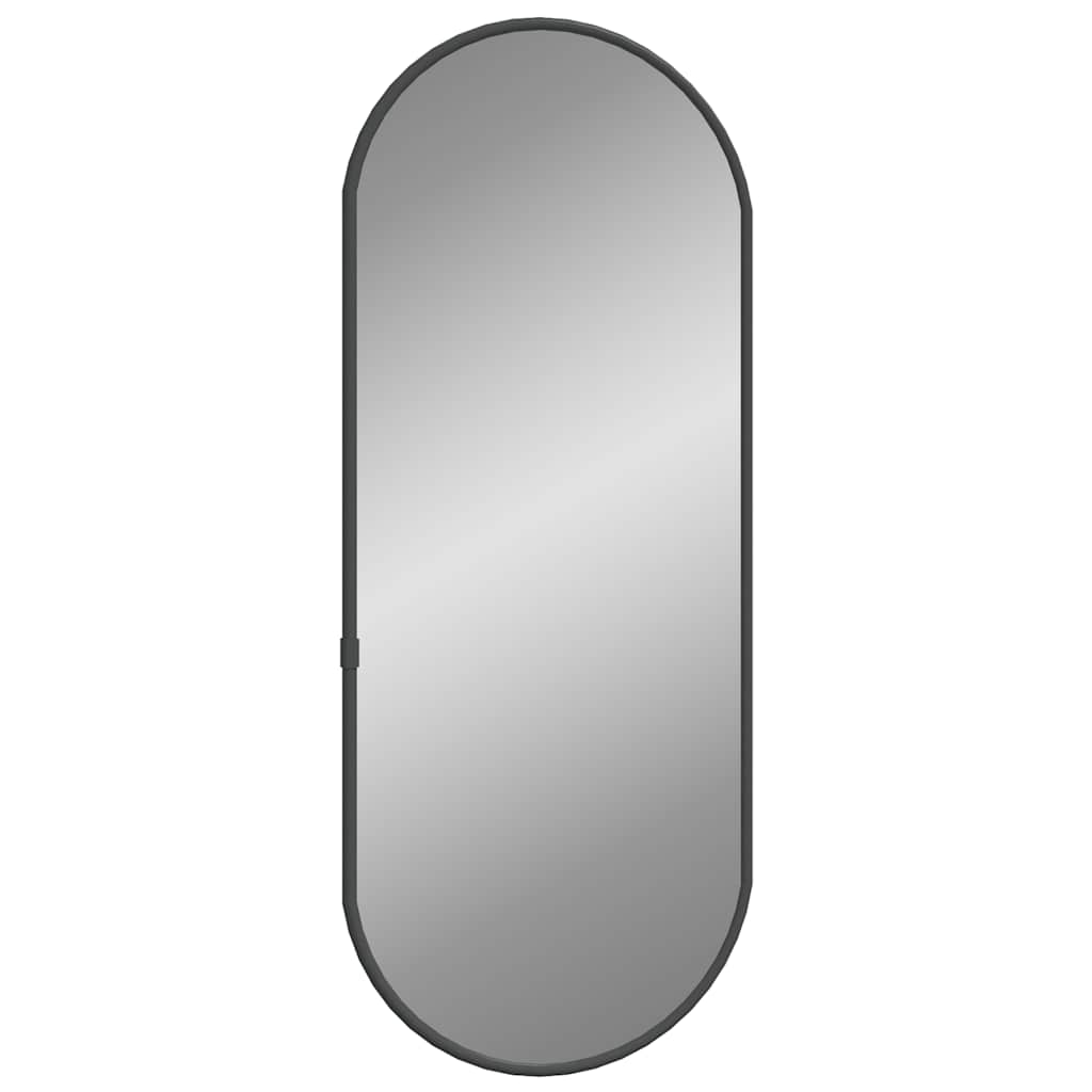 Vidaxl Wall Mirror 50x20 cm ovál černá