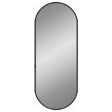 Vidaxl Wall Mirror 50x20 cm ovál černá