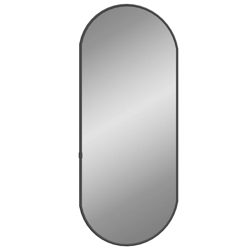 Vidaxl Wall Mirror 60x25 cm ovál černá