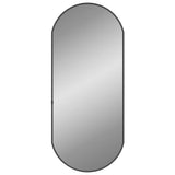 Vidaxl Wall Mirror 70x30 cm ovál černá