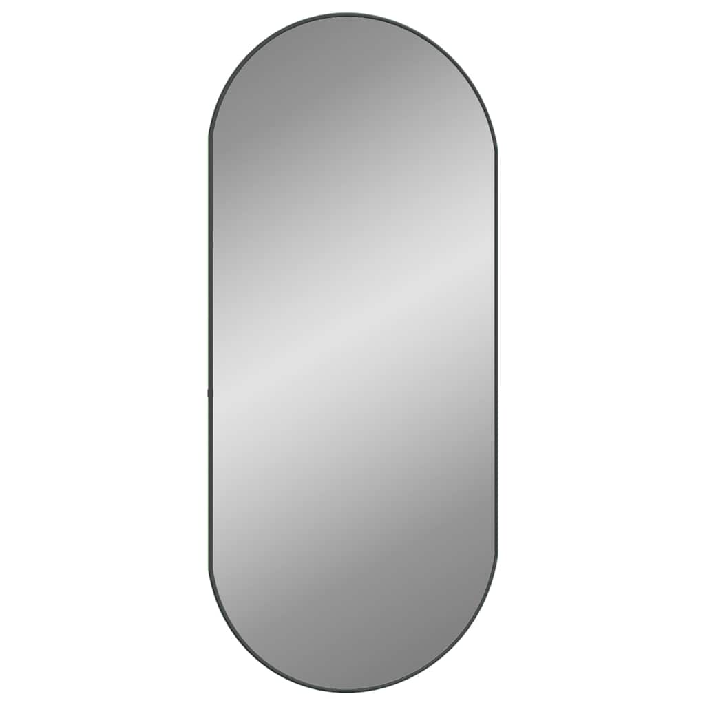 Vidaxl Wall Mirror 100x45 cm Oval Black