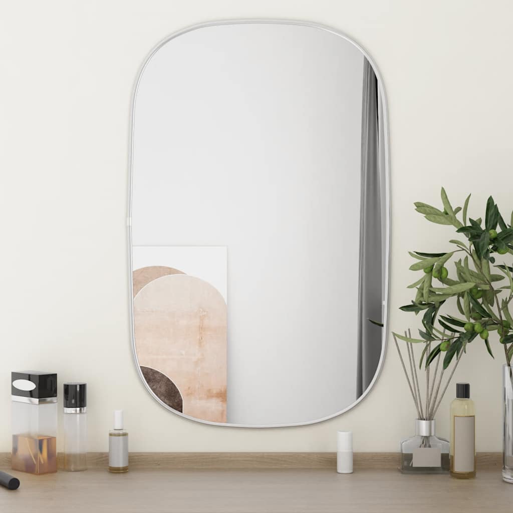 Vidaxl Wall mirror 70x45 cm silver colored