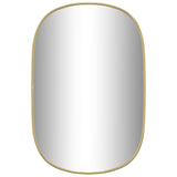 Vidaxl Wall Mirror 60x40 cm Gold colored