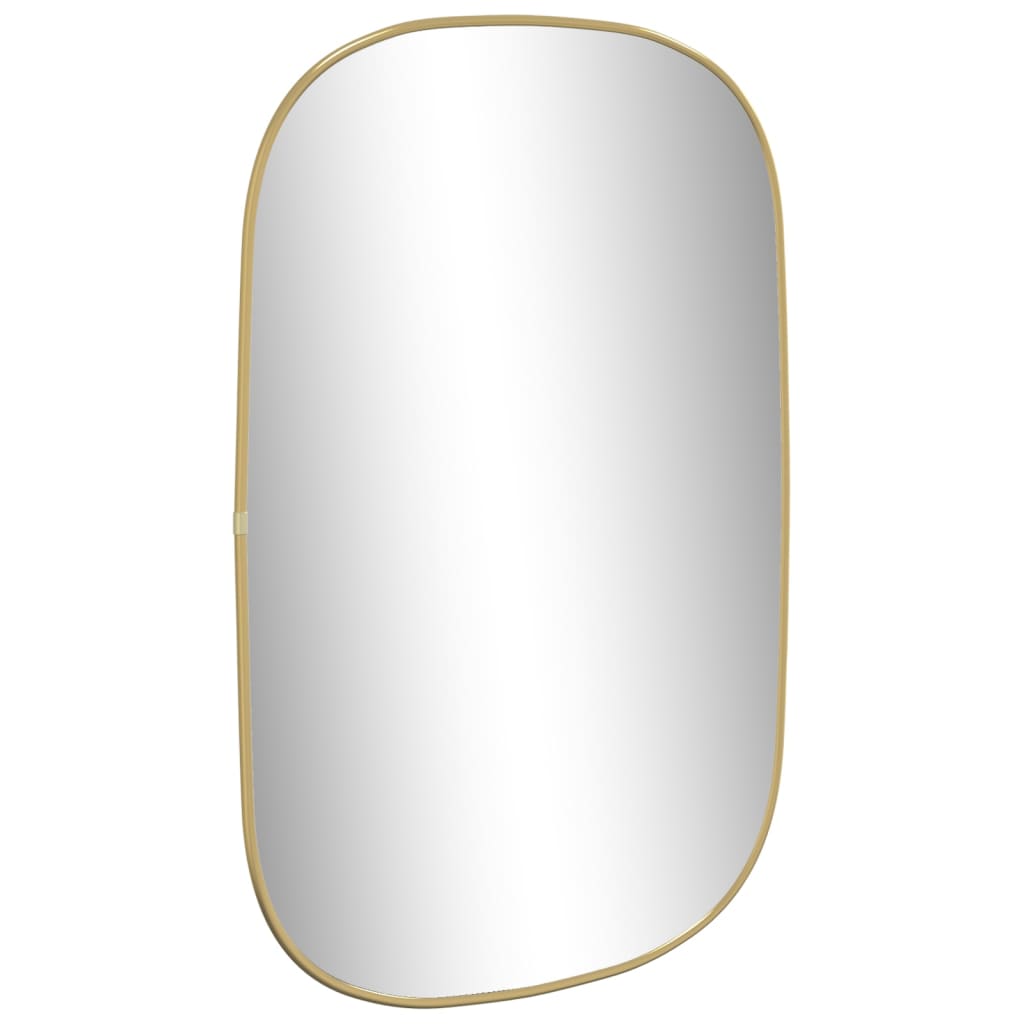 Vidaxl Wall Mirror 70x45 cm guldfarvet