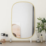 Vidaxl Wall Mirror 70x45 cm złota