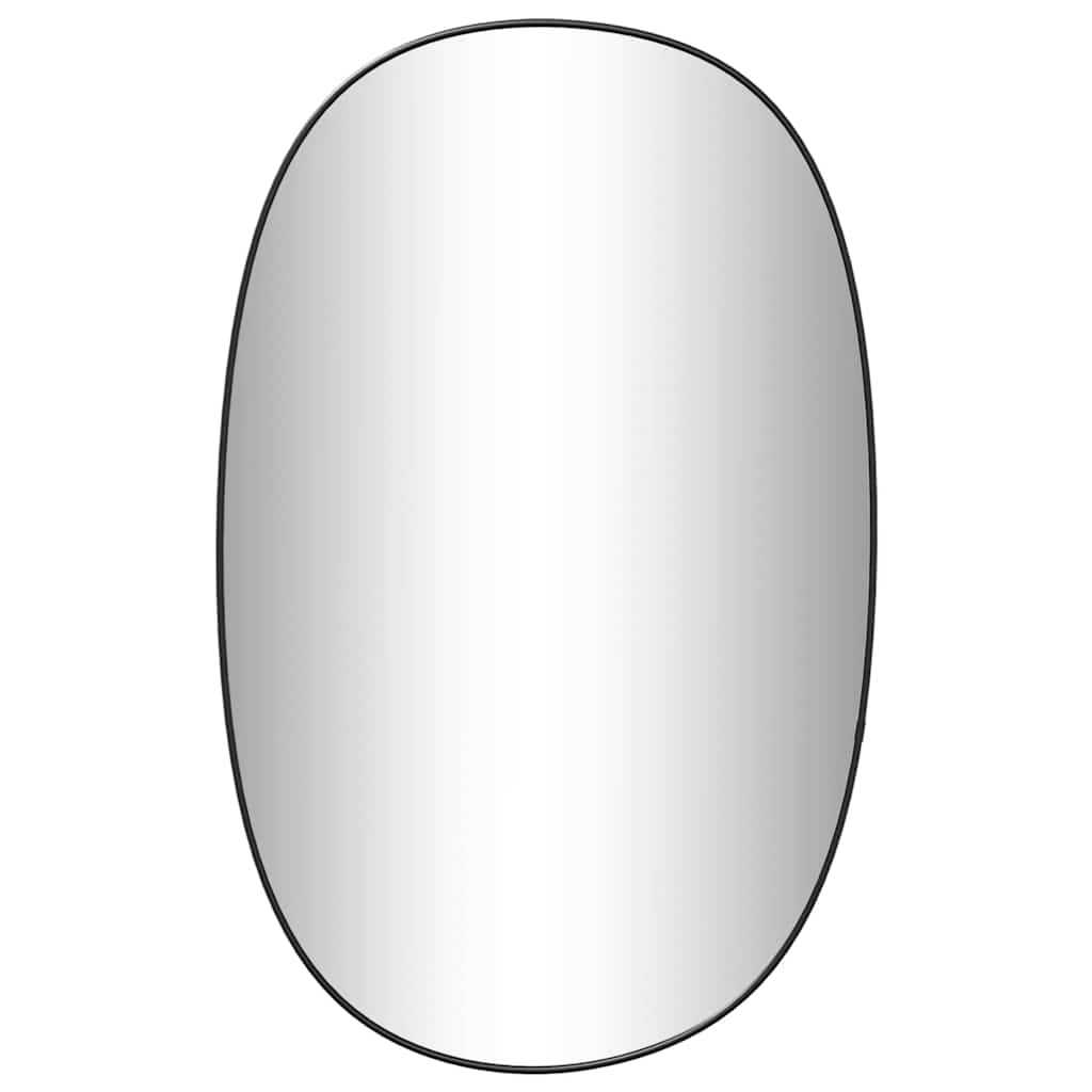 Vidaxl Wall Mirror 70x45 cm černá