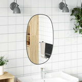 Vidaxl Wall Mirror 70x45 cm černá