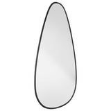 Vidaxl Wall Mirror 60x25 cm sort