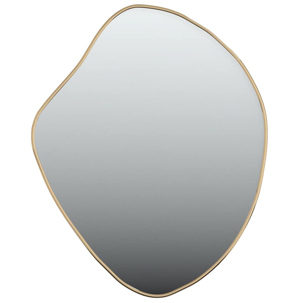 Vidaxl Wall Mirror 60x50 cm guldfarvet