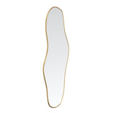 Vidaxl Wall Mirror 70x30 cm Gold colored