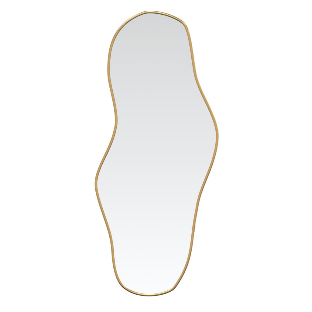 Vidaxl Wall Mirror 80x35 cm zlaté barvy