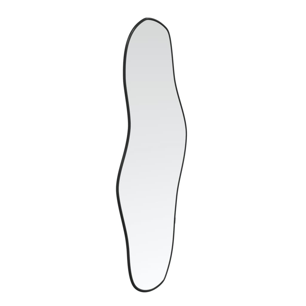 Vidaxl Wall Mirror 100x45 cm černá