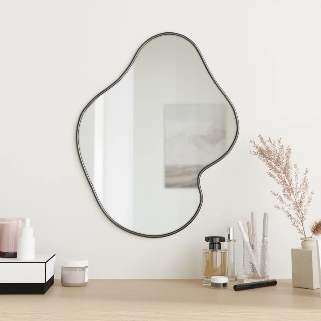 Vidaxl Wall Mirror 50x40 cm czarny