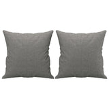 Cuscini decorativi vidaxl 2 St 40x40 cm tessuto scuro grigio