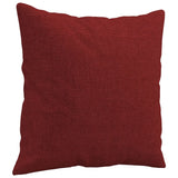 Vidaxl decorative cushions 2 st 40x40 cm fabric wine red