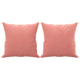 Vidaxl dekorativ Këssen 2 st 40x40 cm velvet rosa