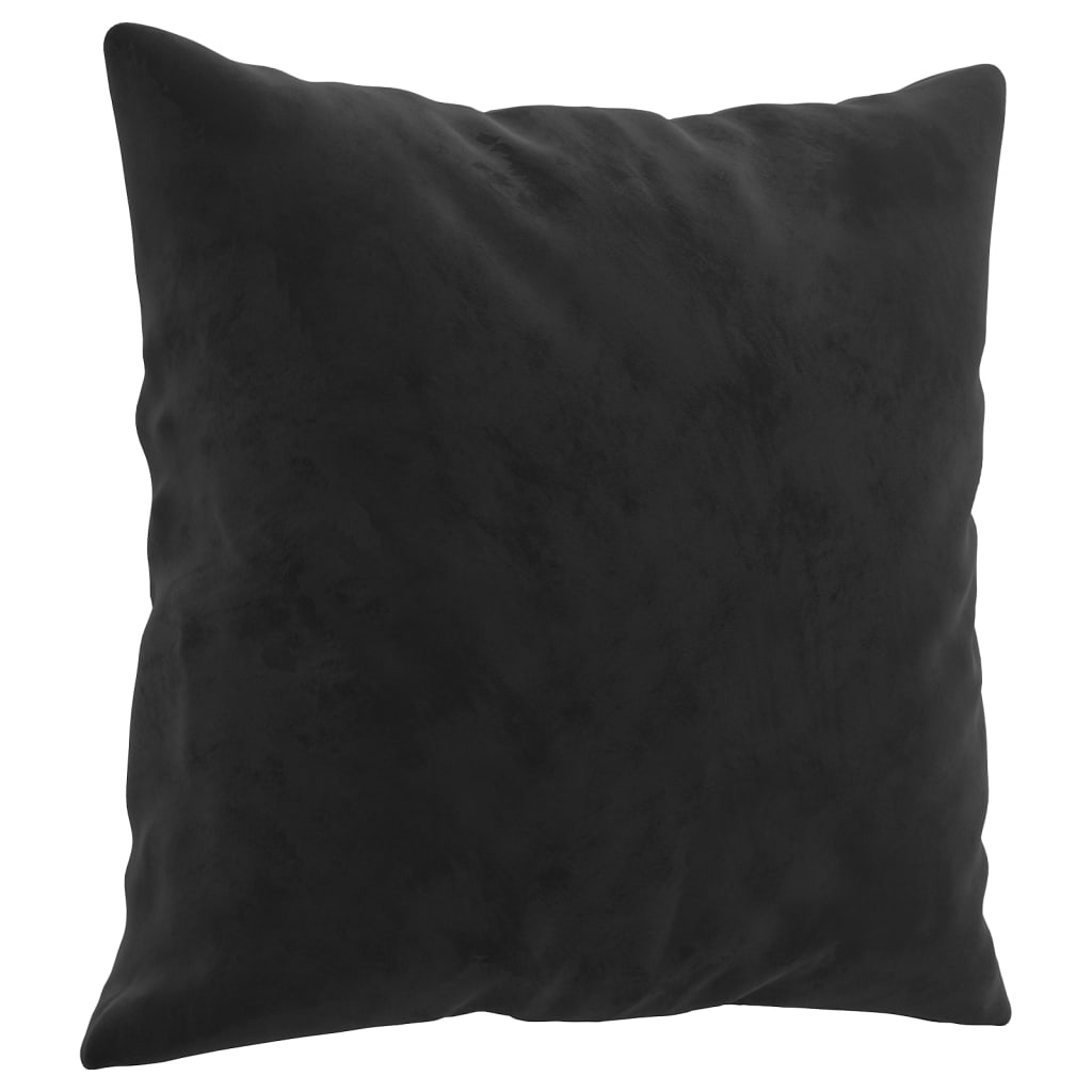 Vidaxl Dekoracyjne poduszki 2 St 40x40 cm Velvet Black