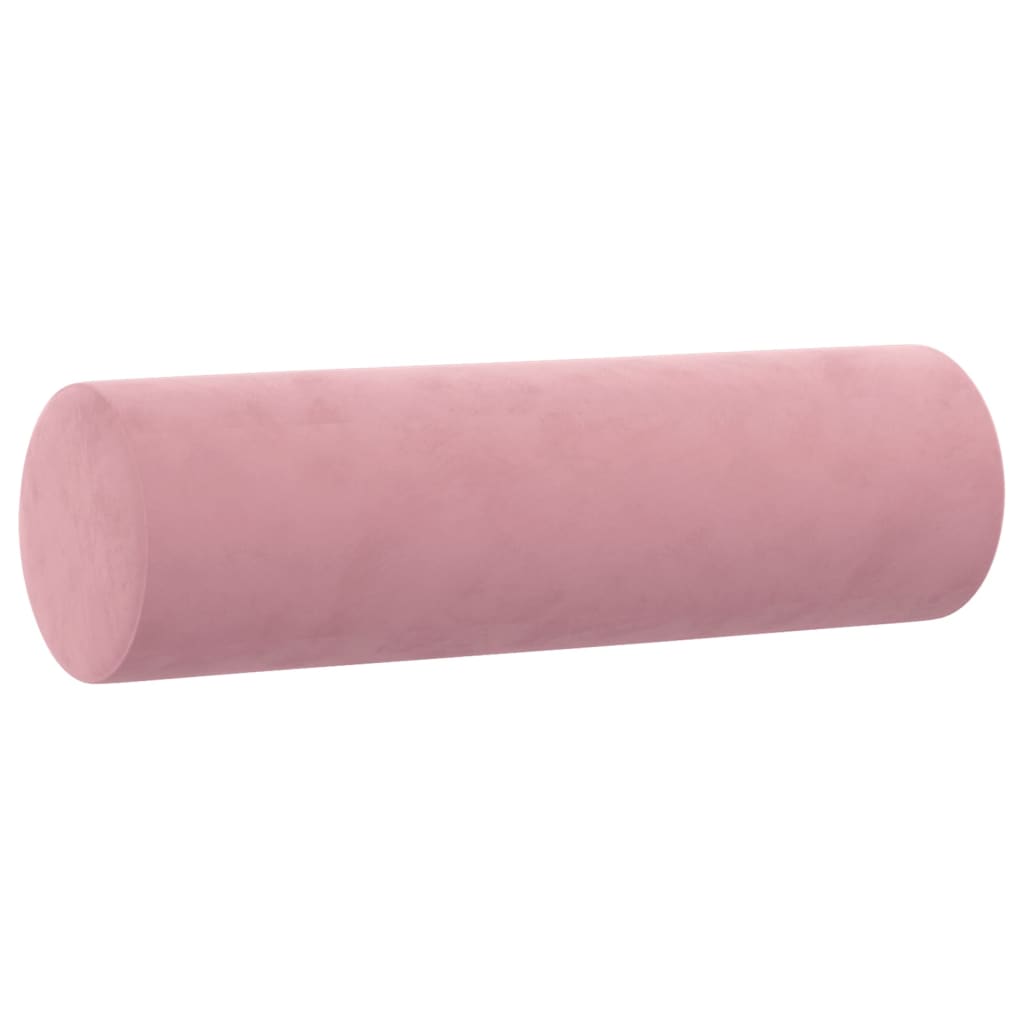 Vidaxl dekorativ Këssen 2 st 15x50 cm velvet rosa