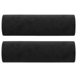 Vidaxl decorative cushions 2 st 15x50 cm velvet black