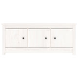 Armoire à chaussures Vidaxl 110x38x45,5 cm en pin massif blanc