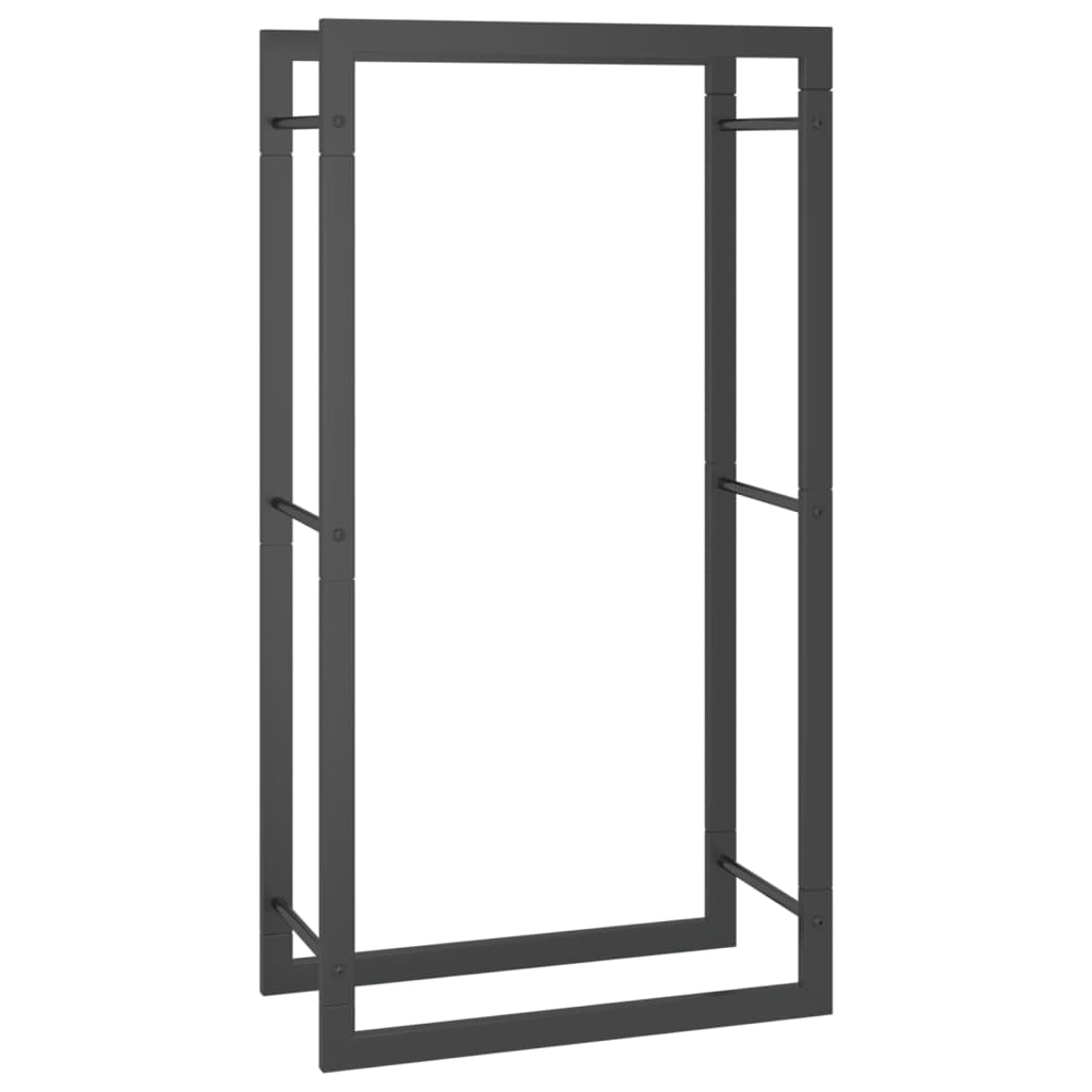 VIDAXL FINERPOANE 50X28X94 CM STAL MATTE Black