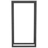 VIDAXL FINERPOANE 50X28X94 CM STAL MATTE Black