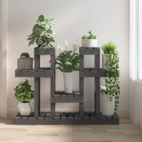 Vidaxl Plant Stand Grigio 104.5x25x77.5 pino solido