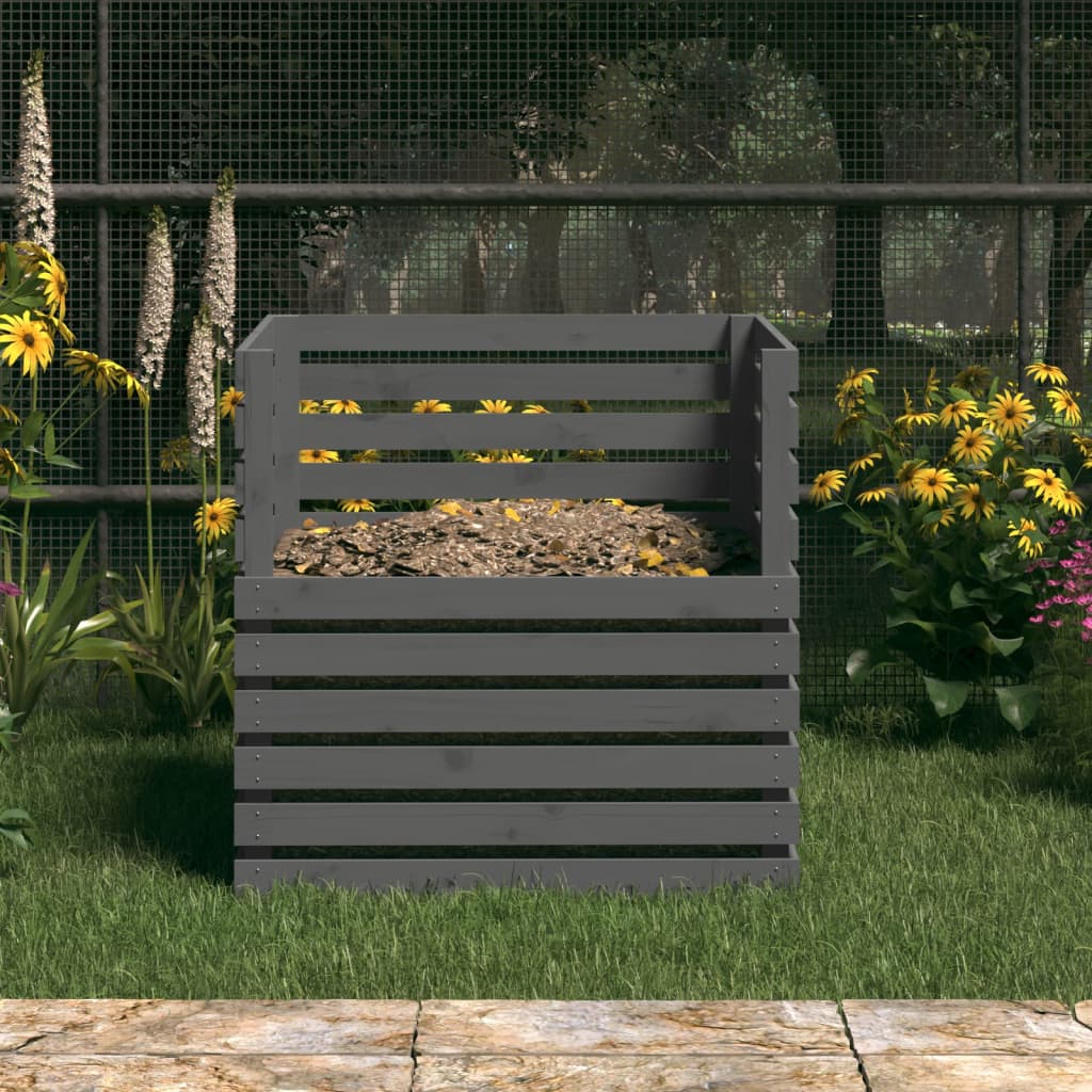 VIDAXL COMPOST BIN 80X80X78 CM CIĄG SINE SINE