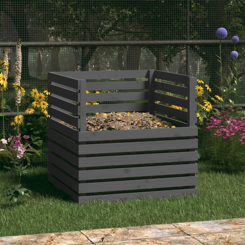 VIDAXL COMPOST BIN 80X80X78 CM CIĄG SINE SINE