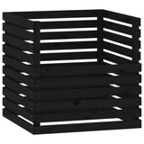 Vidaxl Compost bin 80x80x78 cm Solid pine black