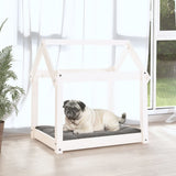 Vidaxl dog bed 71x55x70 cm Solid pine white