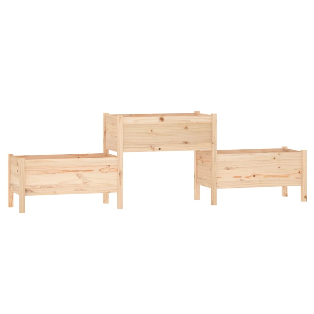 VidaXL Planning box 245.5x44x75 cm Solid pine