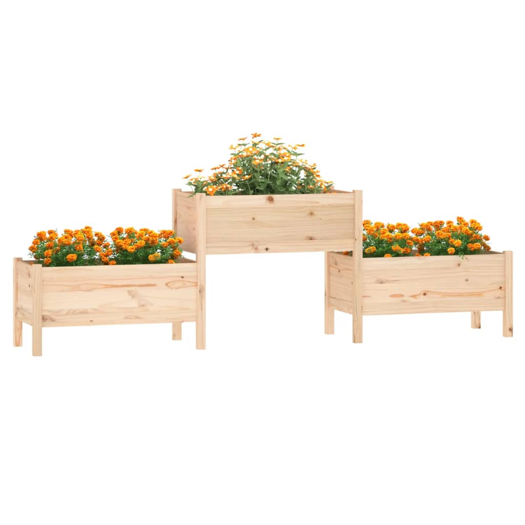 VidaXL Planning box 245.5x44x75 cm Solid pine