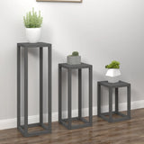 Vidaxl 3-Deel Planzstand Stand solitte Pinzy Grey