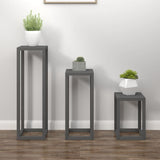 Vidaxl 3-Deel Planzstand Stand solitte Pinzy Grey